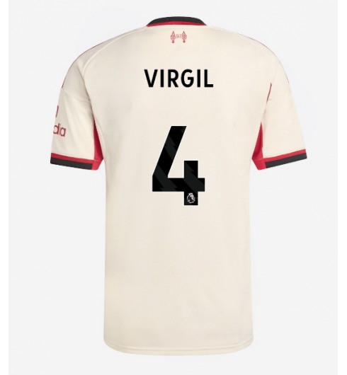 Liverpool Virgil van Dijk #4 Venkovní Dres 2025-26 Krátký Rukáv Liverpool Virgil van Dijk #4 Venkovní Dres 2025-26 Krátký Rukáv
